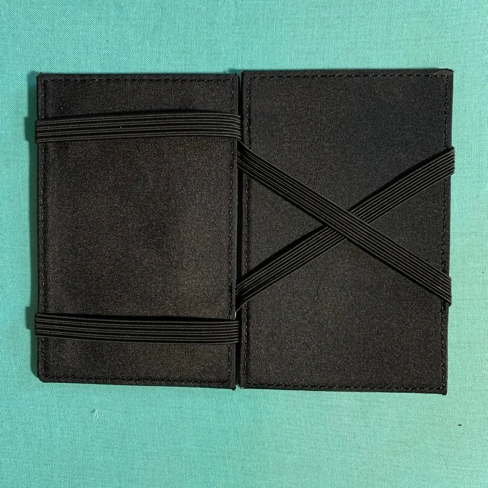 Pitt Wallet | Card Holder ~ Black Leather ~ University of Pittsburgh - Picture 2 of 7